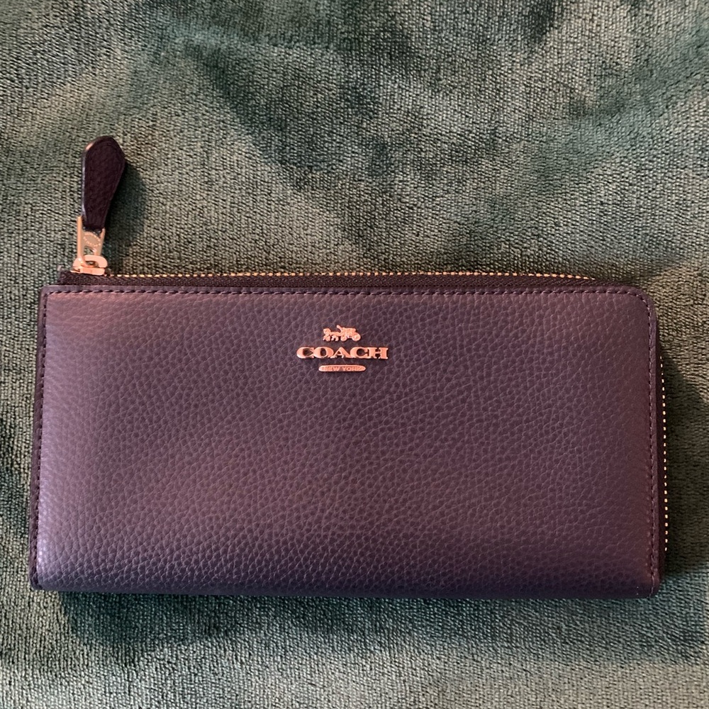 COACH ZIP WALLET FOR PURSE CLUTCH